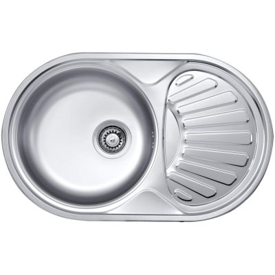 Zlewozmywak stalowy 1-komorowy z ociekaczem ZEU 311B 5907650846406