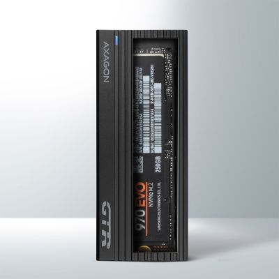 2. Axagon EM2-GTR Obudowa SSD Czarny M.2
