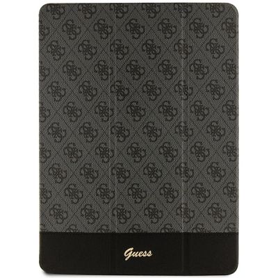 Etui Guess 4G Stripe Allover na iPad Pro 12.9" - czarne