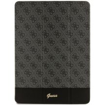 Etui Guess 4G Stripe Allover na iPad Pro 12.9" - czarne