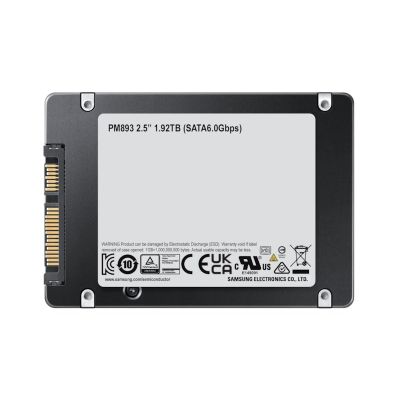 5. Samsung PM893 1,92 TB 2.5" Serial ATA III V-NAND TLC