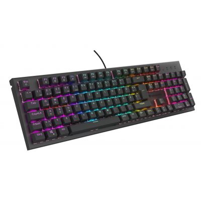 GENESIS NKG-2179 klawiatura Gaming USB QWERTZ Niemiecki Czarny