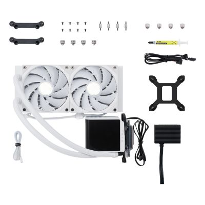 5. TRYX PANORAMA Complete Water Cooling ARGB - 240 mm biały - AMD Socket AM4 (Ryzen) - AMD Socket AM5 (Ryzen Zen4)