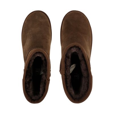 4. Buty damskie skórzane Solo Soprani Couture Hugh Platform ciemny brąz SSW421P05 04