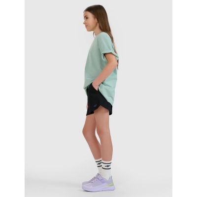 3. Spodenki dresowe dziewczęce 4F 4FJWSS25TSHOF602-20S