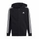 Bluza adidas 3 Stripes FL Full-Zip Hoody Jr HR6331