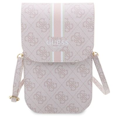 2. Torebka Guess 4G Stripe - różowa