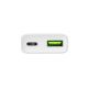 NATEC ŁADOWARKA SIECIOWA RIBERA GAN SLIM USB-A USB-C 20W BIAŁA