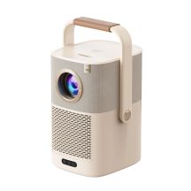 Projektor multimedialny Yaber T2 Plus GTV 1080p 450 ANSI Google TV JBL Dolby Audio z baterią - beżowy