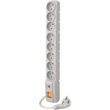 Listwa zasilająca Acar S8 (1,5m ; szary)