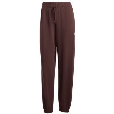 2. Spodnie damskie adidas Essentials Small Logo French Terry Cuffed brązowe JX3864
