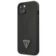 2. Etui Guess Saffiano Triangle Logo na iPhone 13 mini - czarne