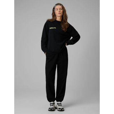 6. Longsleeve regular z nadrukiem damski 4F 4FRSS26TSWSF2834-20S
