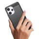 6. Elastyczne etui wzór karbon do Xiaomi Redmi 12 Carbon Case - czarne