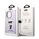 8. Etui Karl Lagerfeld Silicone Ikonik na iPhone 14 Pro Max - purpurowe