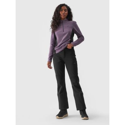 2. Spodnie narciarskie softshellowe membrana 10000 damskie 4F 4FWAW24TFTRF706-20S