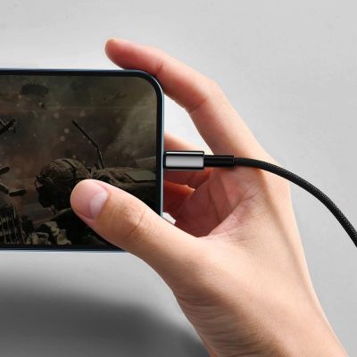 11. Baseus Tungsten kabel USB - Lightning 2,4 A 1 m czarny (CALWJ-01)
