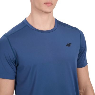 4. Koszulka męska 4F FNK M1521 denim 4FWAW25TFTSM1521 32S