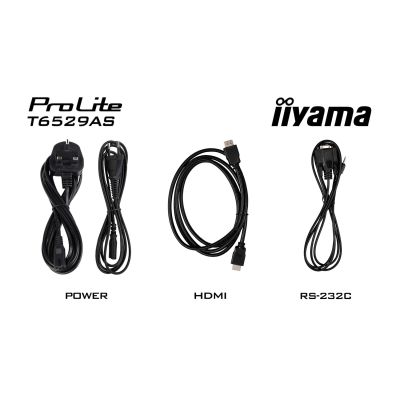24. Interaktywny Wyświetlacz iiyama T6529AS-B1AG 65" All-In-One 3840x2160 4K UHD 4GB RAM 32GB Pamięci Android 14 2xHDMI+USB-C VESA 400x400