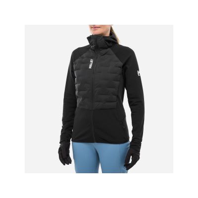 Kurtka narciarska MILLET PIERRAENT HYBRID HOOD czarna