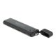 4. DeLOCK Obudowa zewnętrzna USB Type-C na M.2 NVMe PCIe lub SATA SSD - Beznarzędziowa