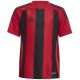 6. Koszulka dla dzieci adidas Striped 24 czerwono-czarna IW2131