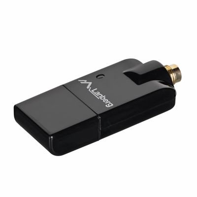 7. Karta sieciowa Lanberg N300 NC-0300-WIE (USB 2.0, Złącze anteny WiFi)