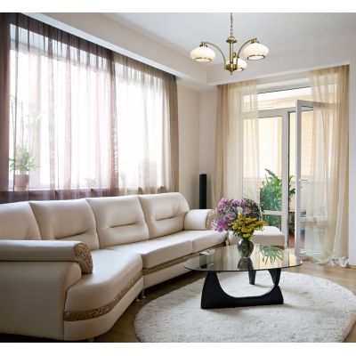 5. Żyrandol klasyczna lampa sufitowa wisząca Activejet RITA Patyna potrójna 3xE27 do salonu