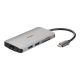 6. D-Link DUB-M810 stacja dokująca Przewodowa USB 3.2 Gen 1 (3.1 Gen 1) Type-C Aluminium