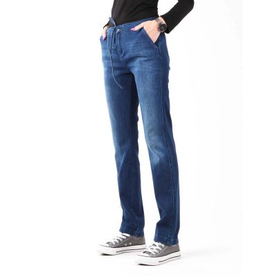 4. Spodnie Jeansy Wrangler Slouchy Cosy Blue W W27CGM82G