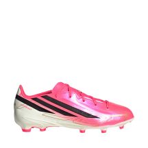 Buty piłkarskie dla dzieci adidas F50 Hyperfast League FG różówe HQ5161