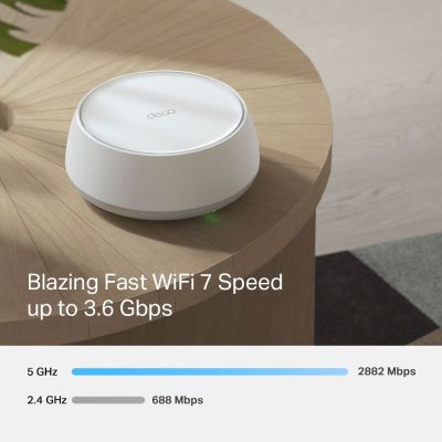 3. TP-Link DECO BE25(3-PACK) siatkowy system wi-fi Dual-band (2.4 GHz/5 GHz) Wi-Fi 7 (802.11be) Biały 2 Wewnętrzny