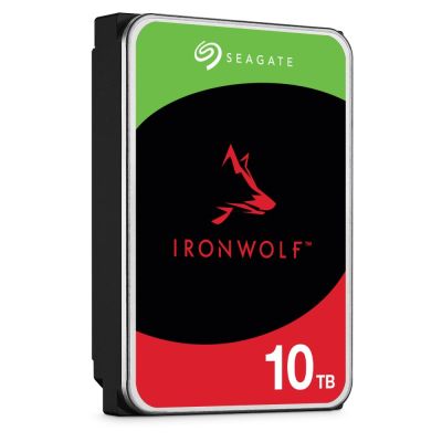 2. Dysk HDD Seagate IronWolf ST10000VN000 (10 TB ; 3.5"; 256 MB ;7200 obr/min)