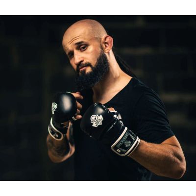 40. Rękawice MMAsparingowe L - Phantom White - Valor Series