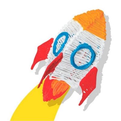 7. 3DOODLER START FILAMENT ECO 2.5MM, 250 SZTUK, 5 KOLORÓW (NEON CZERW,POM,ZIEL,RÓŻ,ZÓŁĆ), NEON GLOW 3DS-ECO-MIX3-250