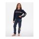 2. Koszulka RIP CURL Melting Wave Long Sleeve -Girl granatowy