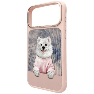 2. Etui Nimmy Gentle Pets Series Dog MagSafe na iPhone 17 Pro Max - różowe