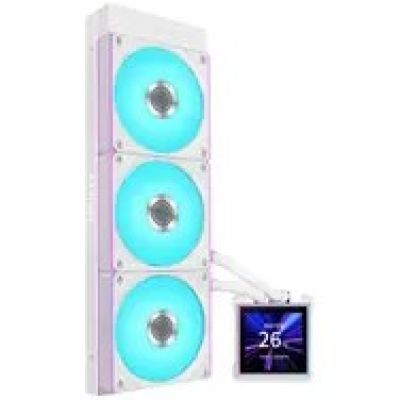 6. Lian Li HydroShift II LCD-S 360 CL Procesor Zestaw do chłodzenia płynami 12 cm Biały 1 szt.
