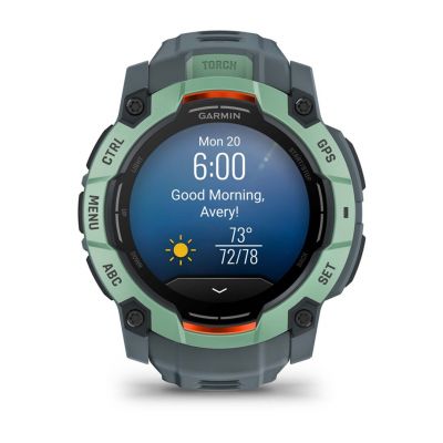 9. Garmin Instinct 3 50mm AMOLED Neotropic Twilight