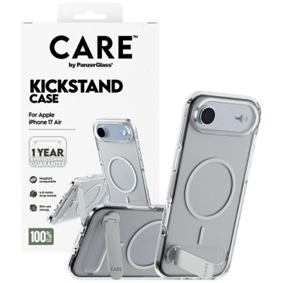 4. Etui CARE by PanzerGlass Feature w. Kickstand MagSafe na iPhone Air - przezroczyste