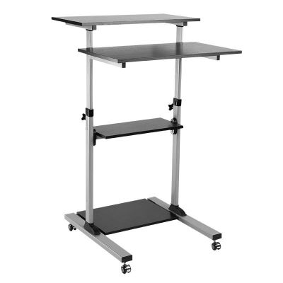 9. LogiLink BP0070 biurko komputerowe Czarny, Szary