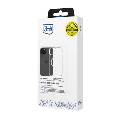 4. Etui 3mk Armor Magcase na iPhone 15 Plus - przezroczyste