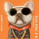 6. Etui Nimmy Glasses Cool Dog na iPhone 17 Pro - pomarańczowe