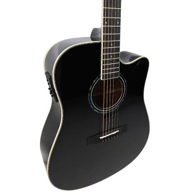 4. V-TONE VEAG1 CE BK - Gitara elektroakustyczna 4/4