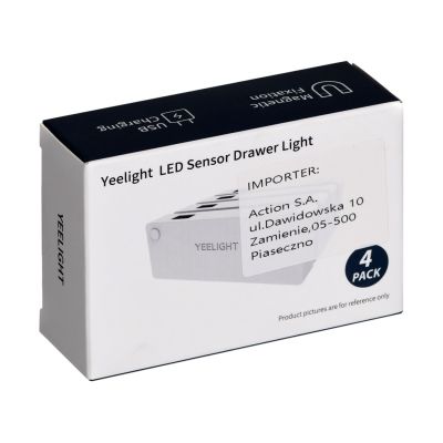 7. Lampka do szuflady z czujnikiem ruchu Yeelight LED Sensor Drawer Light (4szt)