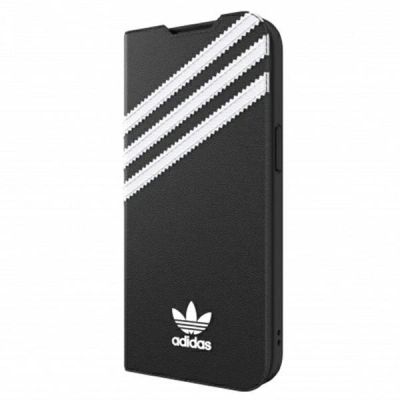 6. Etui Adidas OR Booklet Case PU na iPhone 13 Pro / iPhone 13 - czarno-białe