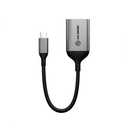 4. Alogic Adapter USB-C -> 2x USB-C St/2xBu 10cm Space grey