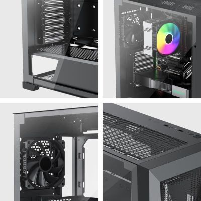 12. Obudowa Xilence Gehäuse Xilent x aRGB XG151 - Mini wieża - ATX