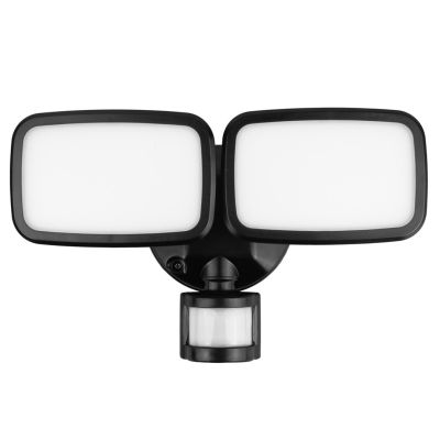 5. MACLEAN ŚCIENNA LAMPA LED, Z CZUJNIKIEM PIR, 20W, 1500LM, IP65, NEUTRAL WHITE 4000K, CZARNA MCE524 B
