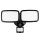 5. MACLEAN ŚCIENNA LAMPA LED, Z CZUJNIKIEM PIR, 20W, 1500LM, IP65, NEUTRAL WHITE 4000K, CZARNA MCE524 B